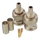 10 Sets BNC Plug Crimp Connectors Adapter for RG58 RG-58 Coax Male Antenna Cable 10 Sets BNC Plug Crimp Connectors Adapter for RG58 RG-58 Coax Male Antenna Cable
