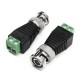 ST02 40Pcs BNC Terminal Connector DC 5.5x2.1mm Male/Female Connector