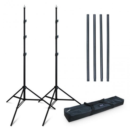 3x2.8m Adjustable Foldable Photography Background Stand Tripod Support Portable Studio Backdrop Kits 3x2.8m Adjustable Foldable Photography Background Stand Tripod Support Portable Studio Backdrop Kits