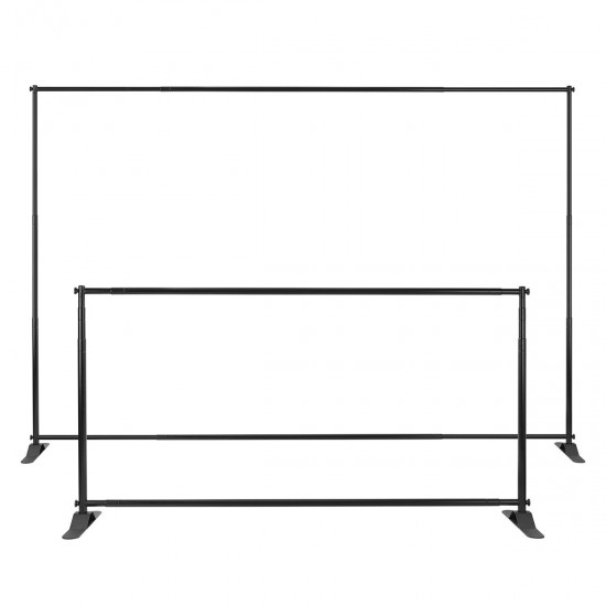 7.9FT 11.5FT Iron Adjustable Telescopic Photography Background Stand Kit with Carrying Bag for Backdrop and Poster 7.9FT 11.5FT Iron Adjustable Telescopic Photography Background Stand Kit with Carrying Bag for Backdrop and Poster