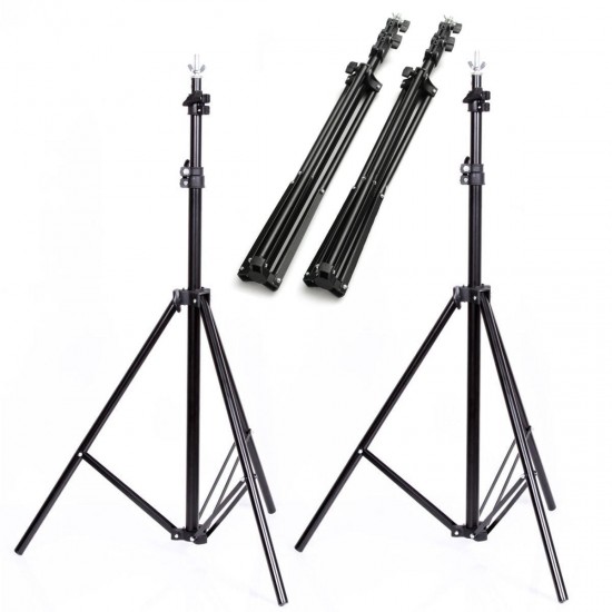 Collapsible Background Support Stand Kit Adjustable Crossbars Photography Holder Collapsible Background Support Stand Kit Adjustable Crossbars Photography Holder