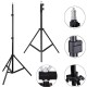 Collapsible Background Support Stand Kit Adjustable Crossbars Photography Holder