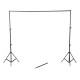 Collapsible Background Support Stand Kit Adjustable Crossbars Photography Holder