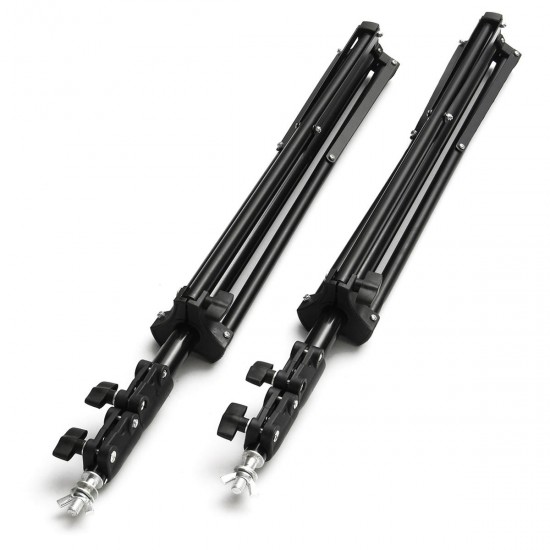 Collapsible Background Support Stand Kit Adjustable Crossbars Photography Holder Collapsible Background Support Stand Kit Adjustable Crossbars Photography Holder