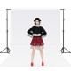 Photo Studio Background Support Stand Kit Black White Green Screen Backdrop Set