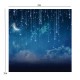 10x10FT Sky Star River Moon Night Photography Studio Vinyl Background Backdrop