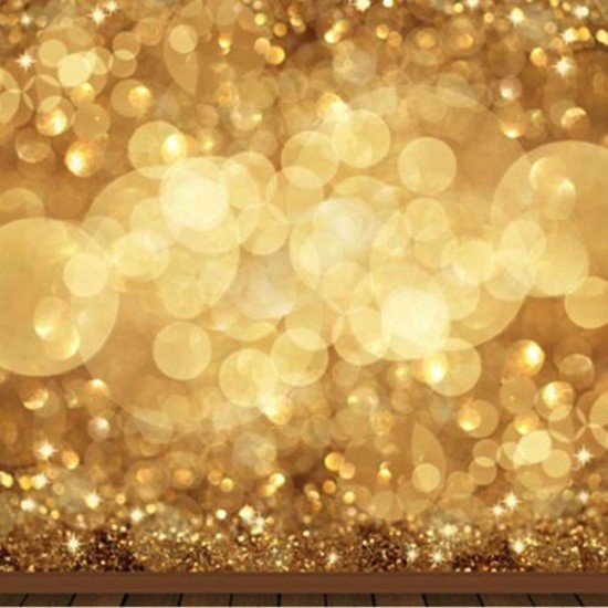10x10ft Golden Spots Glitter Sparkl Photography Background Backdrop Studio