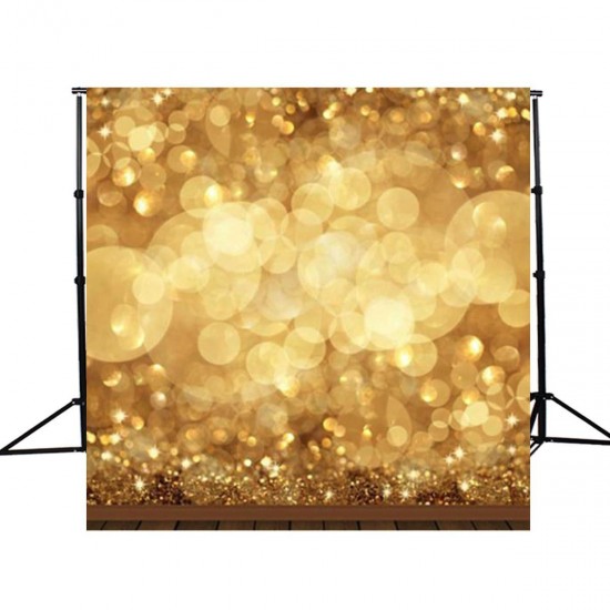 10x10ft Golden Spots Glitter Sparkl Photography Background Backdrop Studio