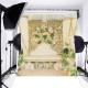 120x80CM Romantic Flower Wall Photography Backdrop Cloth Wedding Party Photo Background Decoration