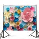 150cm x 90cm Colorful Paper Flower Photography Backgrounds Child Vinyl Photo Backdrops 150cm x 90cm Colorful Paper Flower Photography Backgrounds Child Vinyl Photo Backdrops