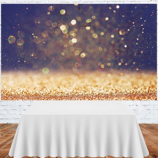 150x100CM 210x150CM 250x180CM Gold Glitter Vinyl Spray Painted Photography Backdrop Background