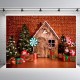 1.5X2.1CM Christmas Photography Background Backdrop Fabric Screen Studio Shooting Wall Cloth