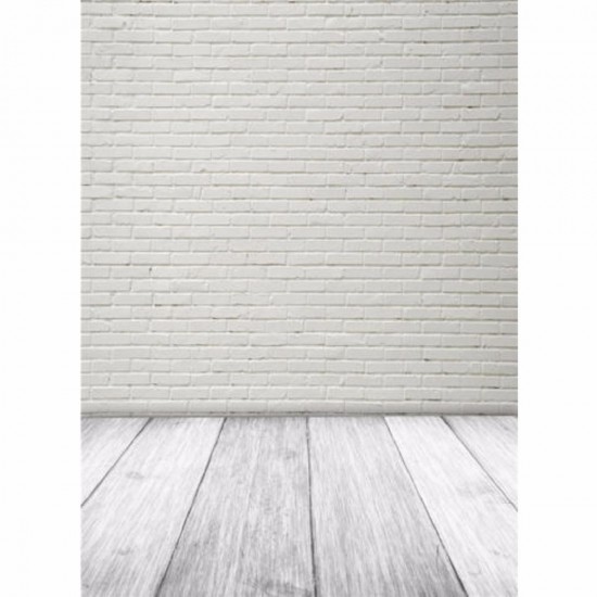 1.5X2.1m Photography Vinyl Background White Brick Wall Studio Backdrop