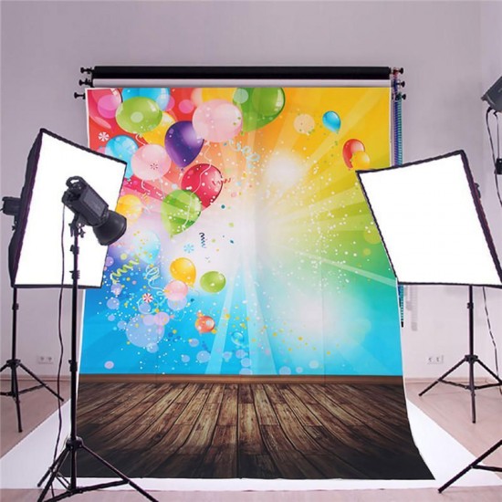 1.5x2.1M 5x7FT Balloon Pattern Vinyl Studio Photo Photography Background Backdrop