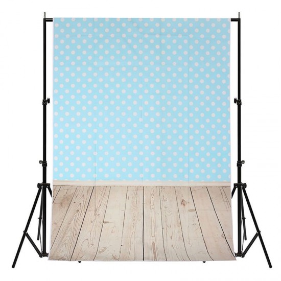 1.5x2.1M 5x7FT White Dot Blue Shade Vinyl Studio Photo Photography Background Backdrop 1.5x2.1M 5x7FT White Dot Blue Shade Vinyl Studio Photo Photography Background Backdrop