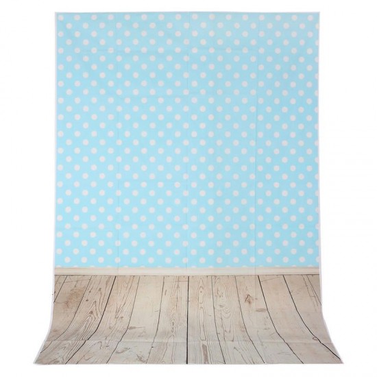 1.5x2.1M 5x7FT White Dot Blue Shade Vinyl Studio Photo Photography Background Backdrop 1.5x2.1M 5x7FT White Dot Blue Shade Vinyl Studio Photo Photography Background Backdrop