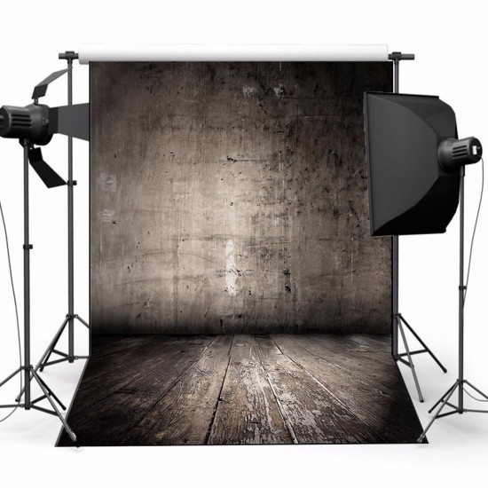 1.5x2.1m Black Wooden Walls Theme Photography Background Vinyl Fabric