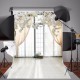 1.5x2.1m Photographic Vinyl Background White Flower Window Plank