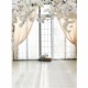 1.5x2.1m Photographic Vinyl Background White Flower Window Plank