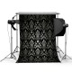 1.5x2.1m Photography Retro Damask Cloth Studio Props Background Vinyl Black 1.5x2.1m Photography Retro Damask Cloth Studio Props Background Vinyl Black