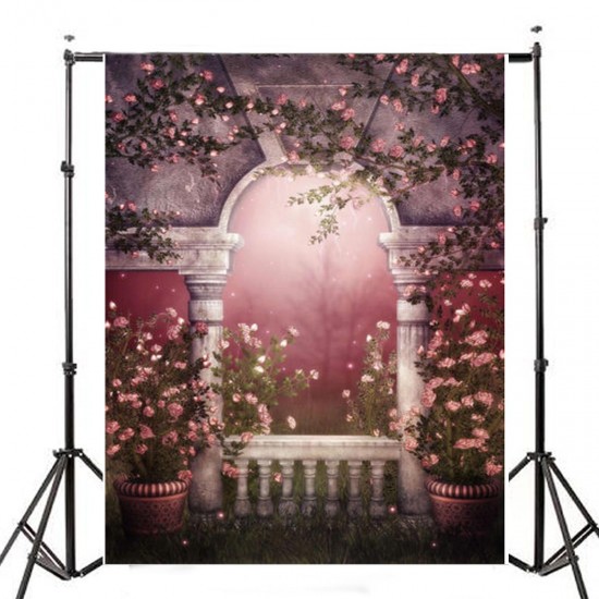 1.5x2.1m Photography Vinyl Background Garden Pots Romantic Wedding Props