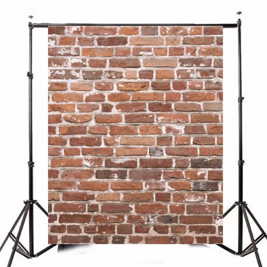 1.5x2.1m Photography Vinyl Background Worn Red Brick Wall Studio Backdrop 1.5x2.1m Photography Vinyl Background Worn Red Brick Wall Studio Backdrop