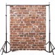 1.5x2.1m Photography Vinyl Background Worn Red Brick Wall Studio Backdrop