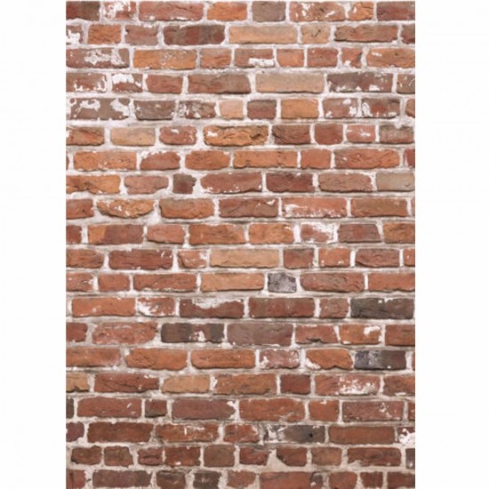 1.5x2.1m Photography Vinyl Background Worn Red Brick Wall Studio Backdrop 1.5x2.1m Photography Vinyl Background Worn Red Brick Wall Studio Backdrop