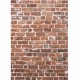 1.5x2.1m Photography Vinyl Background Worn Red Brick Wall Studio Backdrop