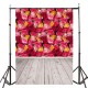1.5x2.1m Vinyl Flower Wooden Floor Photography Backdrop Studio Photo Background Decoration 1.5x2.1m Vinyl Flower Wooden Floor Photography Backdrop Studio Photo Background Decoration