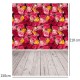 1.5x2.1m Vinyl Flower Wooden Floor Photography Backdrop Studio Photo Background Decoration