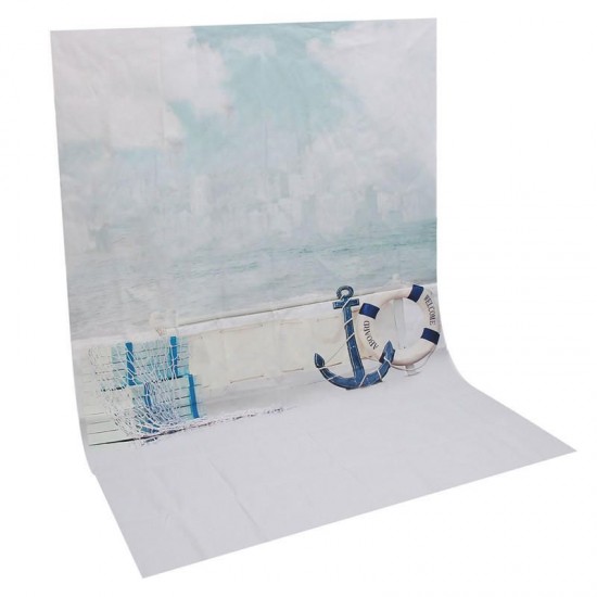 1.5x2M 5x7ft Sea View Vinyl Photography Background Backdrop Studio Photo Props