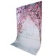 1x1.5M 3x5ft Silk Cotton Cherry Peach Flowers Vinyl Studio Photo Background Backdrop Props