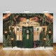 1x1.5m 1.2x1.5m 1.8x2.5m Christmas Tree House Photography Backdrop Cloth Photo Studio Backdrop Decoration Props