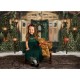 1x1.5m 1.2x1.5m 1.8x2.5m Christmas Tree House Photography Backdrop Cloth Photo Studio Backdrop Decoration Props