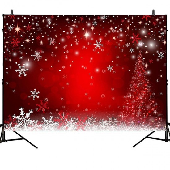 1x1.5m 1.5x2.2m 1.8x2.5m Christmas Red Photography Backdrop Winter Snowflake Background Cloth for Photo Studio Backdrops Decoration