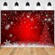 1x1.5m 1.5x2.2m 1.8x2.5m Christmas Red Photography Backdrop Winter Snowflake Background Cloth for Photo Studio Backdrops Decoration