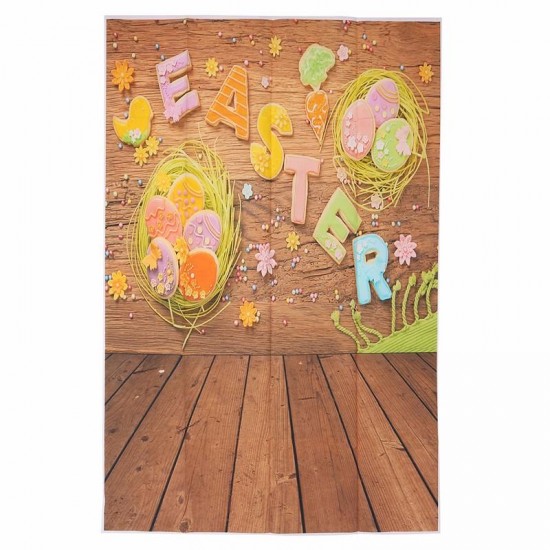 1x1.5m 3x5ft Easter Egg Wall Wooden Floor Vinyl Studio Photography Backdrop Background 1x1.5m 3x5ft Easter Egg Wall Wooden Floor Vinyl Studio Photography Backdrop Background
