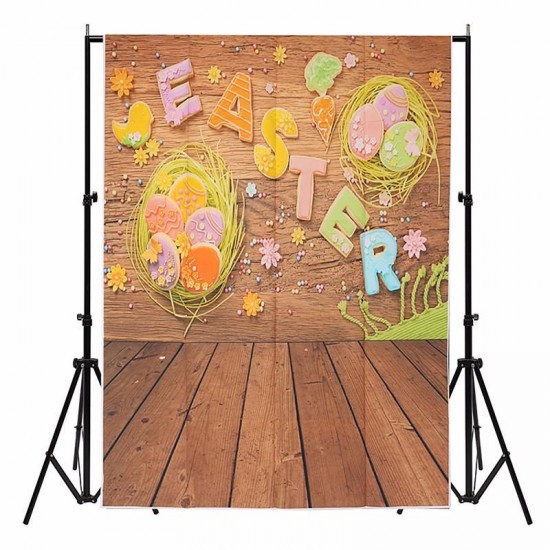 1x1.5m 3x5ft Easter Egg Wall Wooden Floor Vinyl Studio Photography Backdrop Background 1x1.5m 3x5ft Easter Egg Wall Wooden Floor Vinyl Studio Photography Backdrop Background
