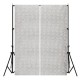 2 Panels 2FTX7FT Silver Shimmer Sequins Fabric Wedding Photography Backdrop 2 Panels 2FTX7FT Silver Shimmer Sequins Fabric Wedding Photography Backdrop