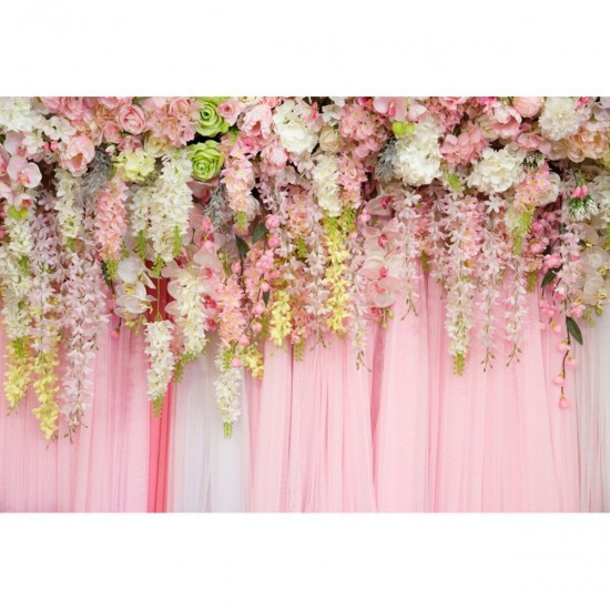 210x150cm 150x90cm Pink Flower Wedding Party Brilliant Photography Background Cloth Backdrops Photo Props 210x150cm 150x90cm Pink Flower Wedding Party Brilliant Photography Background Cloth Backdrops Photo Props