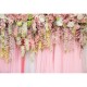 210x150cm 150x90cm Pink Flower Wedding Party Brilliant Photography Background Cloth Backdrops Photo Props