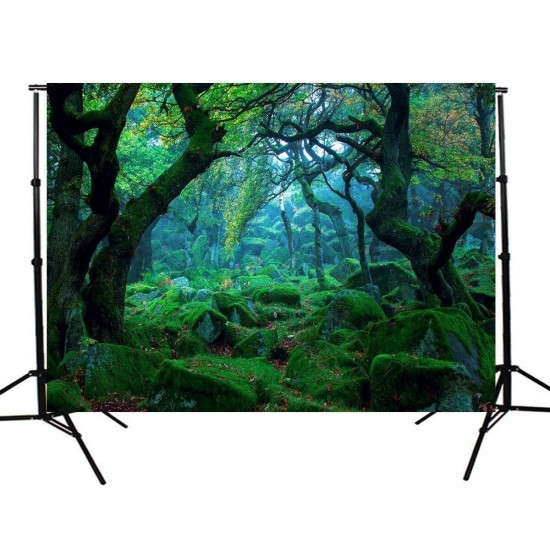 210x150cm Natural Forest Jungle Photography Background Studio Backdrop Photo Props Wall Hanging Tapestry