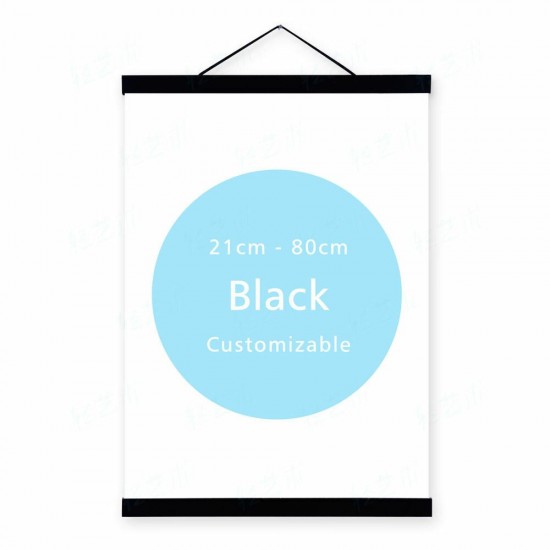 21cm 30cm 40cm 50cm 60cm 70cm 80cm Modern Black Wooden Picture Scroll Frame Photo Painting Poster Backdrop Hanger 21cm 30cm 40cm 50cm 60cm 70cm 80cm Modern Black Wooden Picture Scroll Frame Photo Painting Poster Backdrop Hanger
