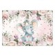 220x150cm 150x100C Girl Elephant Baby Shower Backdrop Vinyl Elephant Photography Background Photo Props