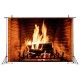 2x1FT 3x2FT Fireplace Fire Brick Photography Backdrop Background Studio Prop 2x1FT 3x2FT Fireplace Fire Brick Photography Backdrop Background Studio Prop