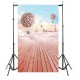 3 x 5ft Colorful Sky Balloon Wood Floor Studio Photography Backdrops Background