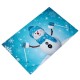 3D Snowman Wall Hanging Cloth Photography Background Cloth Hanging Painting Tapestry Wall Decoration Blanket Backdrops