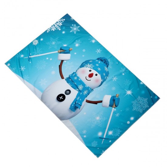 3D Snowman Wall Hanging Cloth Photography Background Cloth Hanging Painting Tapestry Wall Decoration Blanket Backdrops