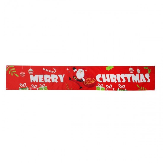 3M Merry Christmas Outdoor Banner Oxford Large Hanging Bunting Xmas Door Wall Decoration Photography Backdrop